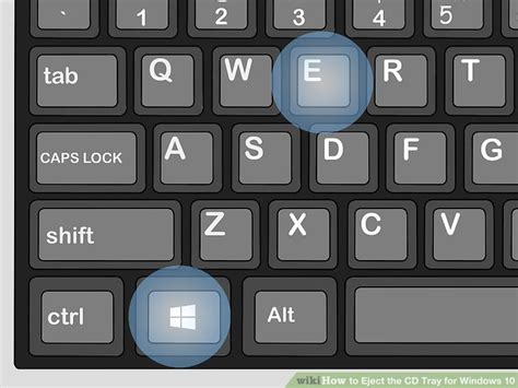 eject cd windows 10|Keyboard Shortcuts To Close & Open CD/DVD Tray In Windows .